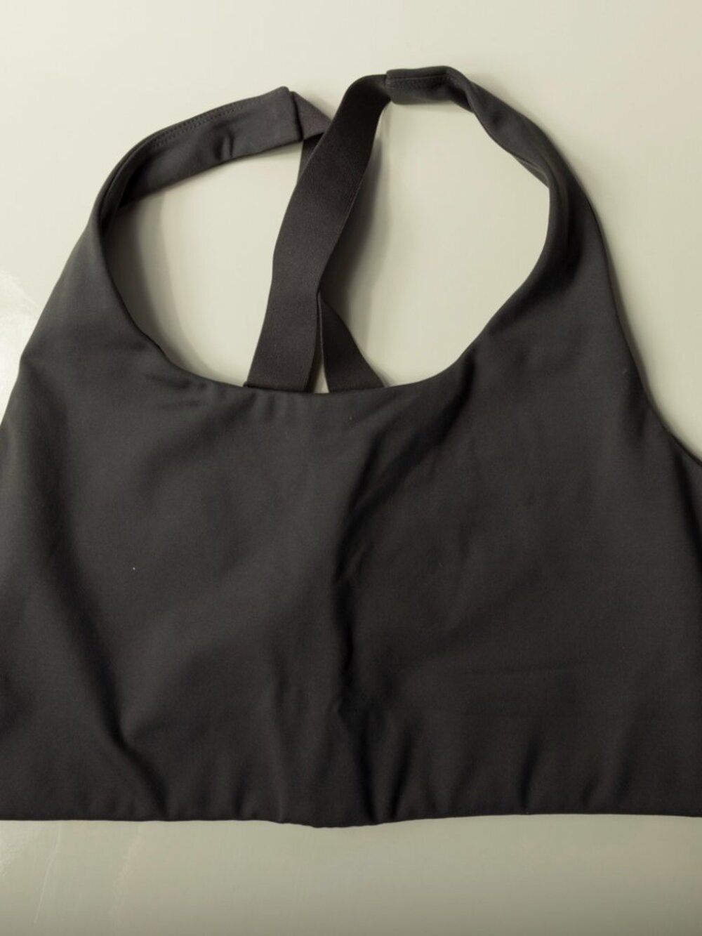 Girlfriend Collective Halter Bralette NWOT | Size XL | Black | Activewear